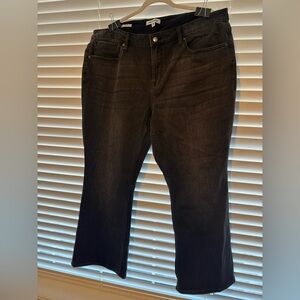 Vigoss Marley Bootcut Women's Light Black/Dark Gray Bootcut Jeans 22 Plus Size